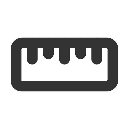 иконка ruler 3, ruler, линейка,