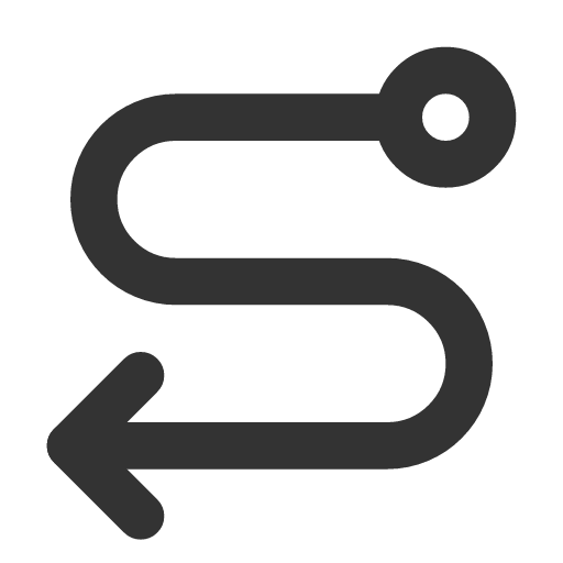 иконка s turn left, turn, вращать, left, стрелка,