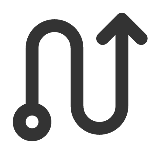 иконка s turn up, turn, вращать, up, стрелка вверх,