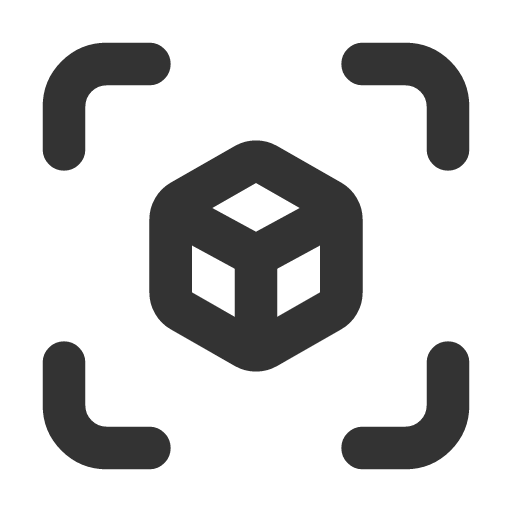 иконка scan cube, scan, cube,