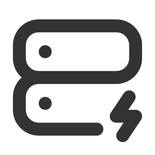 иконка server bolt, server, сервер, bolt, напряжение,