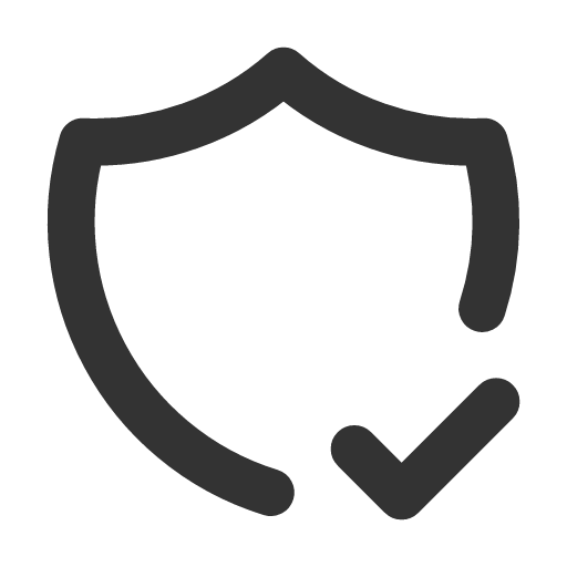 иконка shield check, shield, щит, check, галочка,