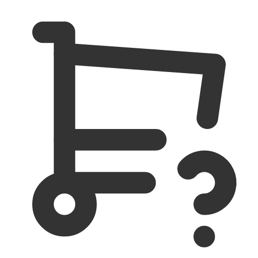 иконка shopping cart question, shopping, шоппинг, cart, корзина, question, вопрос,