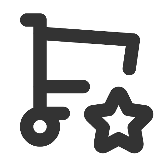 иконка shopping cart star, shopping, шоппинг, cart, корзина, star, звезда,