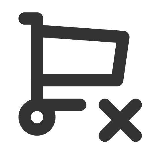иконка shopping cart x, shopping, шоппинг, cart, корзина,