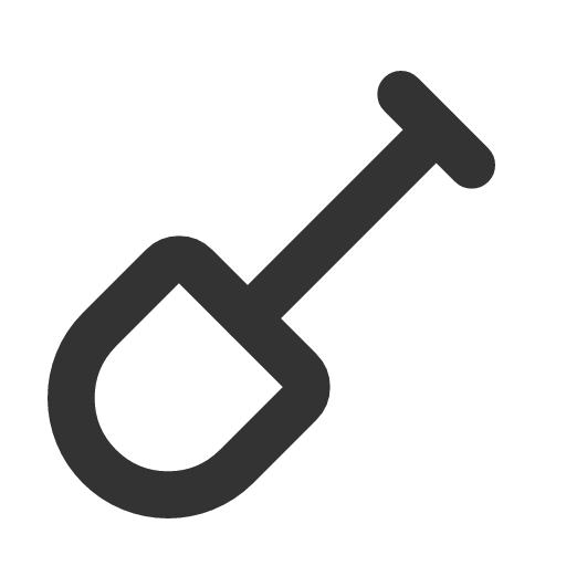 иконка shovel,