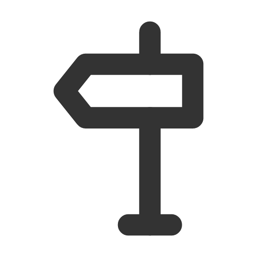 иконка sign left, sign, left, стрелка,