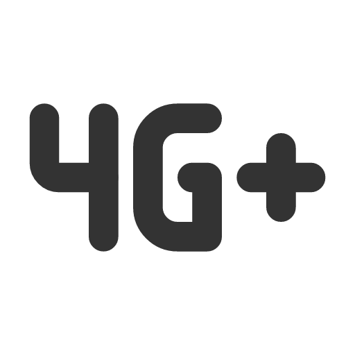 иконка signal 4g plus, signal, сигнал, 4g, plus, плюс,