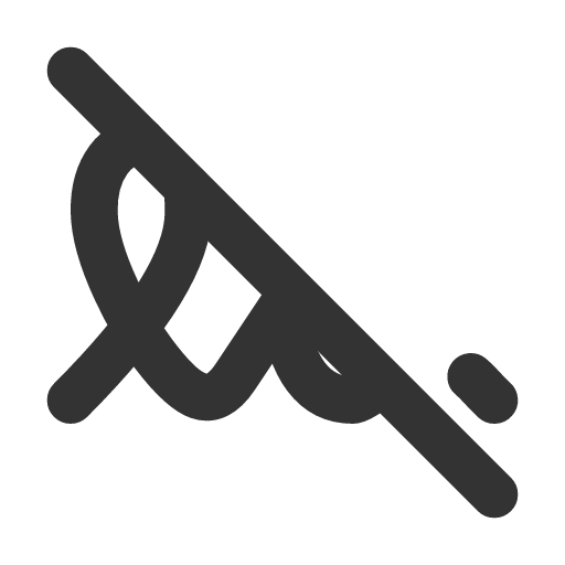 иконка signature off, signature, off,