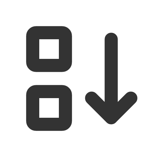 иконка sort descending 2, sort, descending,
