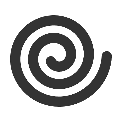 иконка spiral, леденец,