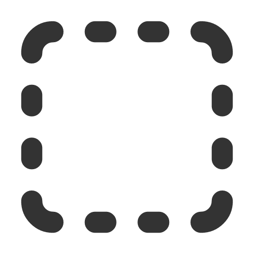 иконка square dashed, square, dashed,