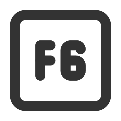 иконка square f6, square, f6,