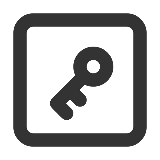 иконка square key, square, key, ключ,
