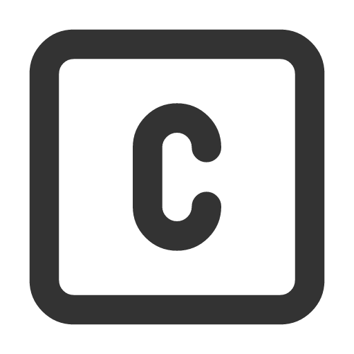 иконка square letter c, square, letter, почта,