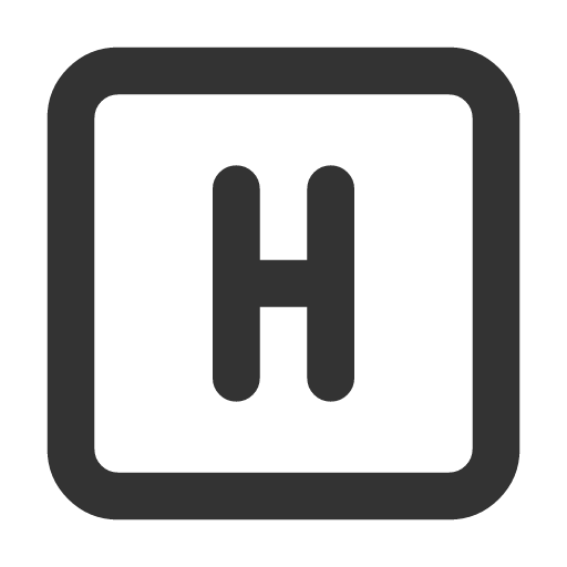 иконка square letter h, square, letter, почта,