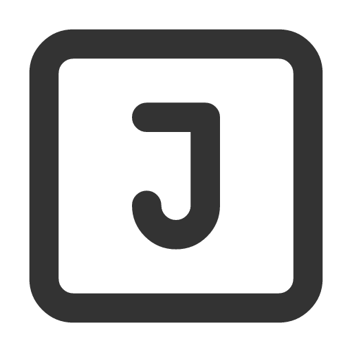 иконка square letter j, square, letter, почта,