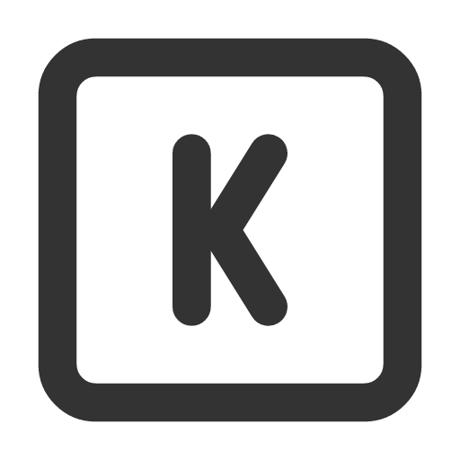 иконка square letter k, square, letter, почта,