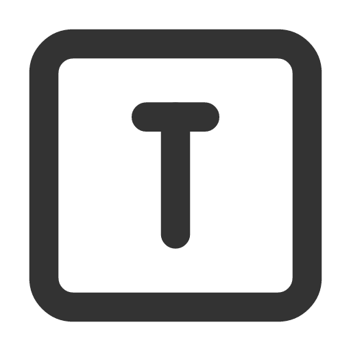 иконка square letter t, square, letter, почта,