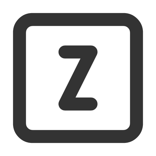 иконка square letter z, square, letter, почта,
