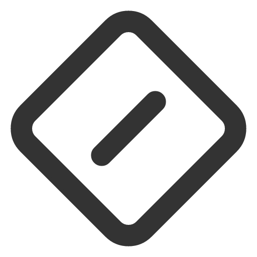 иконка square rotated forbid, square, rotated, forbid,