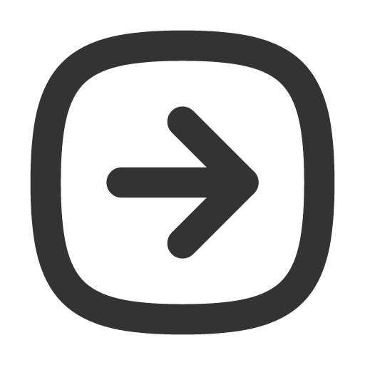 иконка square rounded arrow right, square, rounded, arrow, стрелка, right,