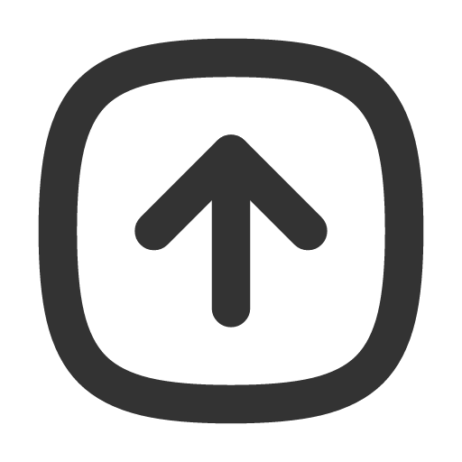 иконка square rounded arrow up, square, rounded, arrow, стрелка, up, стрелка вверх,