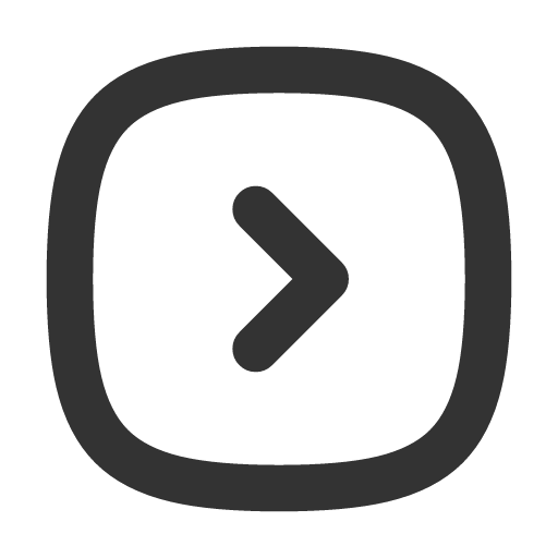 иконка square rounded chevron right, square, rounded, chevron, right, стрелка,