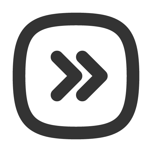 иконка square rounded chevrons right, square, rounded, chevrons, right, стрелка,