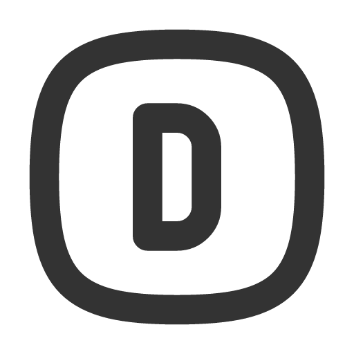 иконка square rounded letter d, square, rounded, letter, почта,