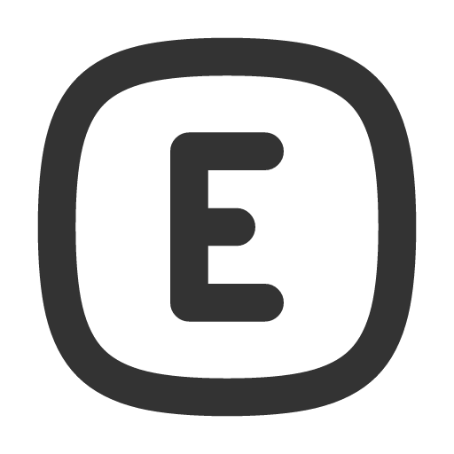 иконка square rounded letter e, square, rounded, letter, почта,