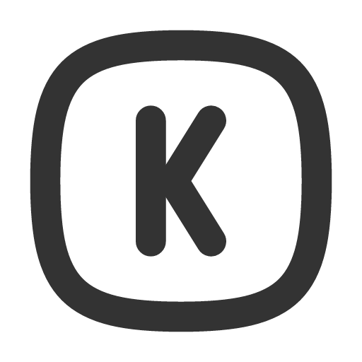 иконка square rounded letter k, square, rounded, letter, почта,