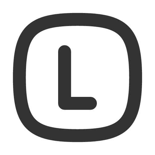 иконка square rounded letter l, square, rounded, letter, почта,