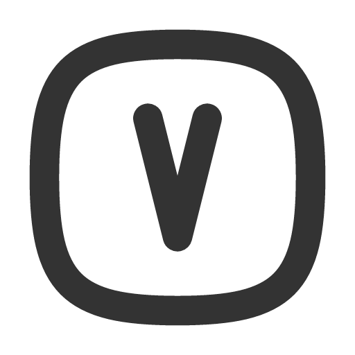 иконка square rounded letter v, square, rounded, letter, почта,