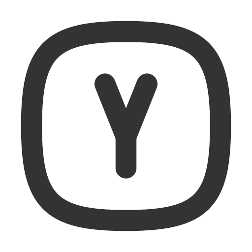 иконка square rounded letter y, square, rounded, letter, почта,
