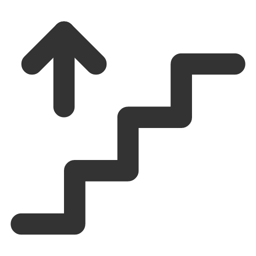 иконка stairs up, stairs, up, стрелка вверх,