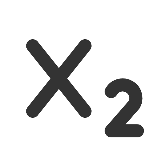 иконка subscript,