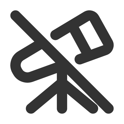иконка telescope off, telescope, off,