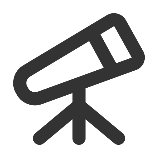 иконка telescope,