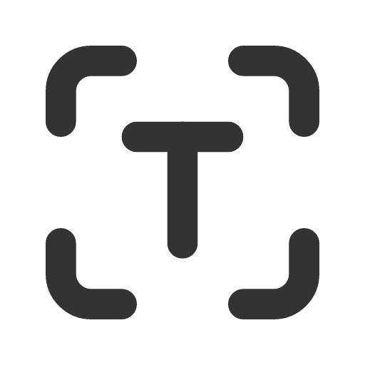 иконка text recognition, text, текст, recognition,