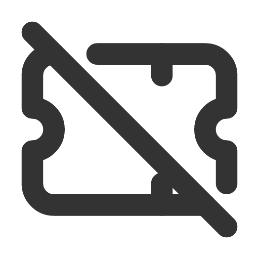 иконка ticket off, ticket, билет, off,