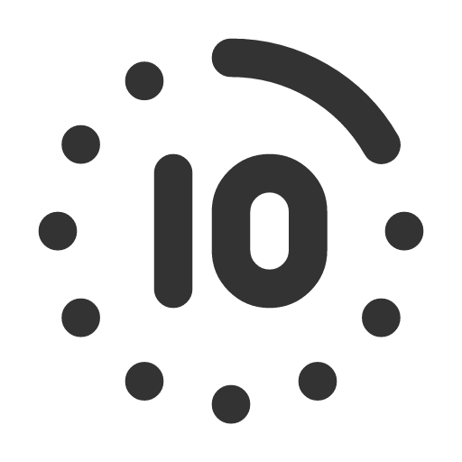 иконка time duration 10, time, время, duration, 10,