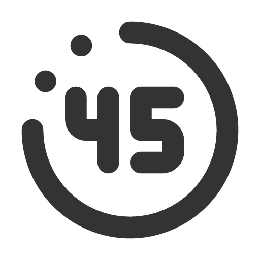 иконка time duration 45, time, время, duration, 45,