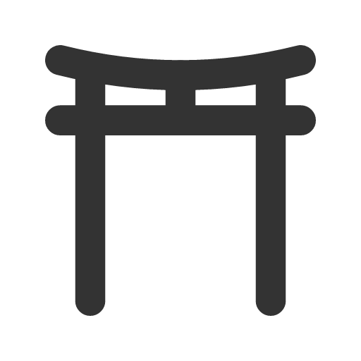 иконка torii, япония,
