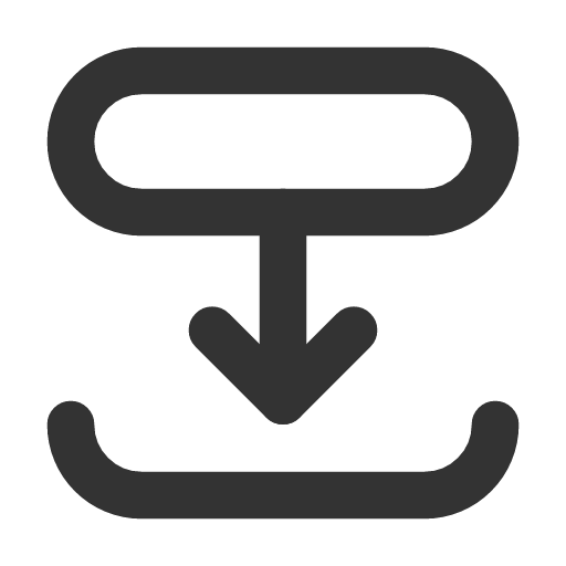 иконка transition bottom, transition, bottom, стрелка,