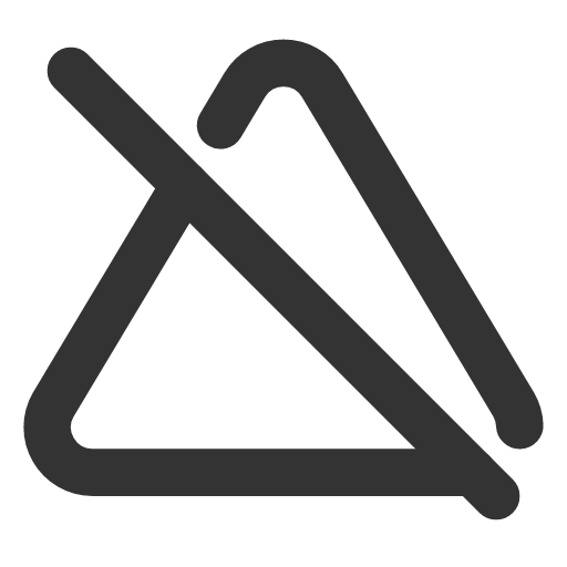 иконка triangle off, triangle, треугольник, off,