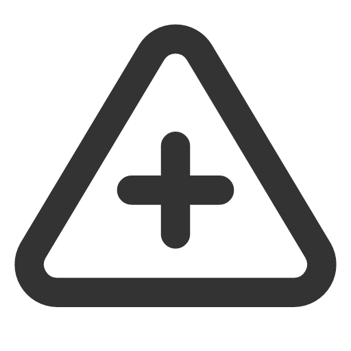 иконка triangle plus, triangle, треугольник, plus, плюс,