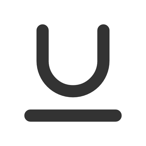 иконка underline,