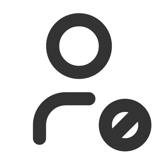 иконка user cancel, user, пользователь, cancel, отмена,