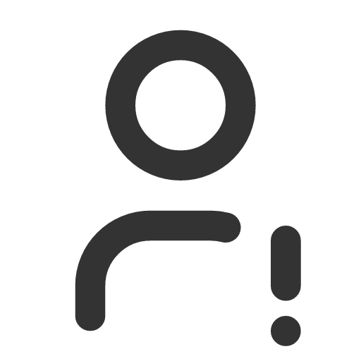 иконка user exclamation, user, пользователь, exclamation, предупреждение,
